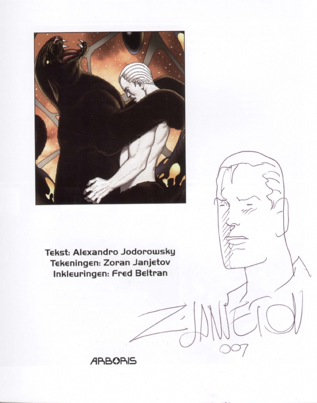 Zoran Janjetov, Technovaders Albino  Comic Art